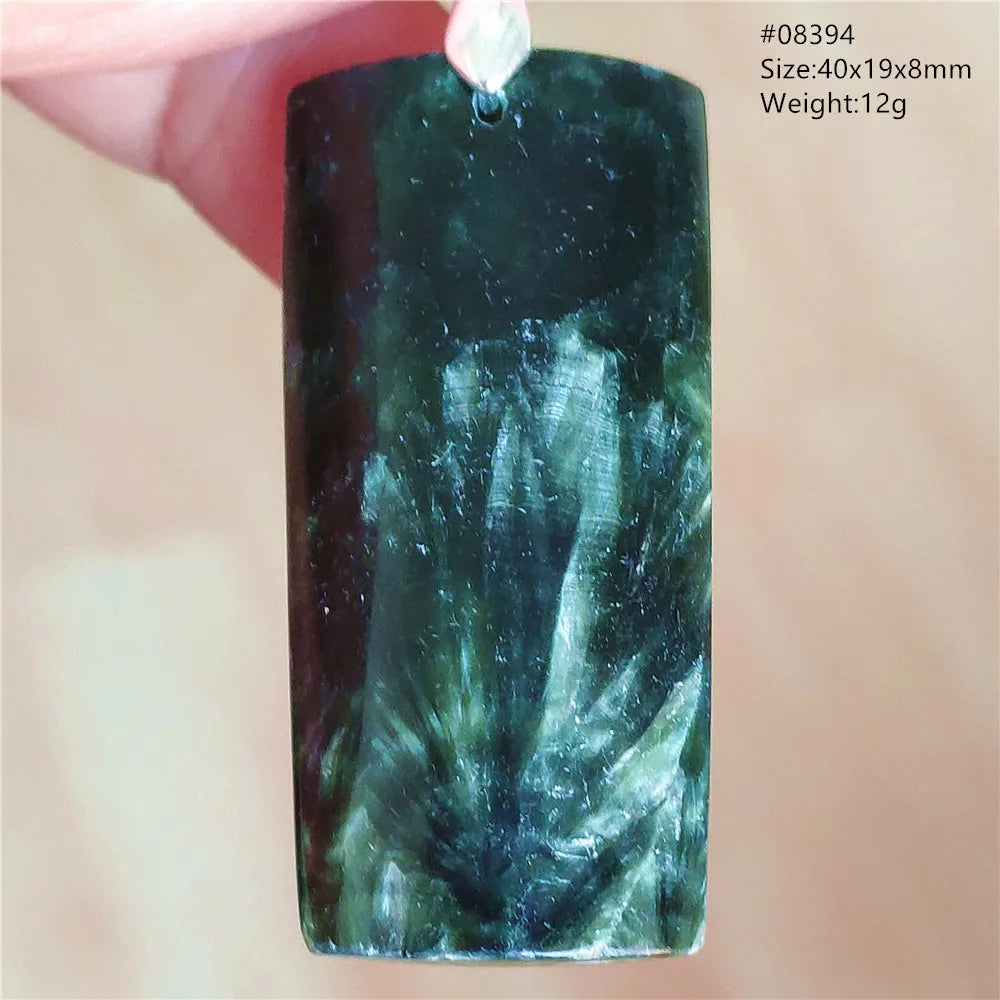 Green Seraphinite Pendant-ToShay.org