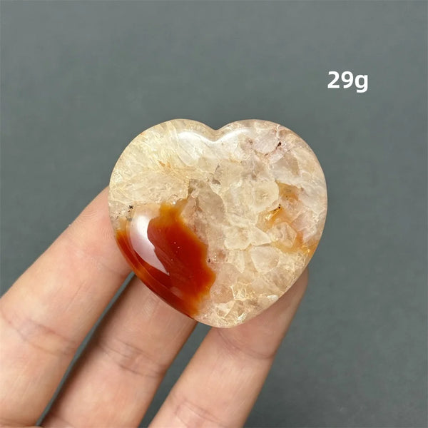 Orange Carnelian Heart-ToShay.org