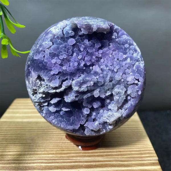 Purple Grape Agate Ball-ToShay.org