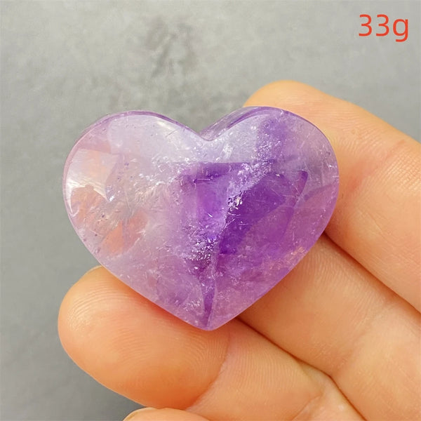 Purple Amethyst Hearts-ToShay.org