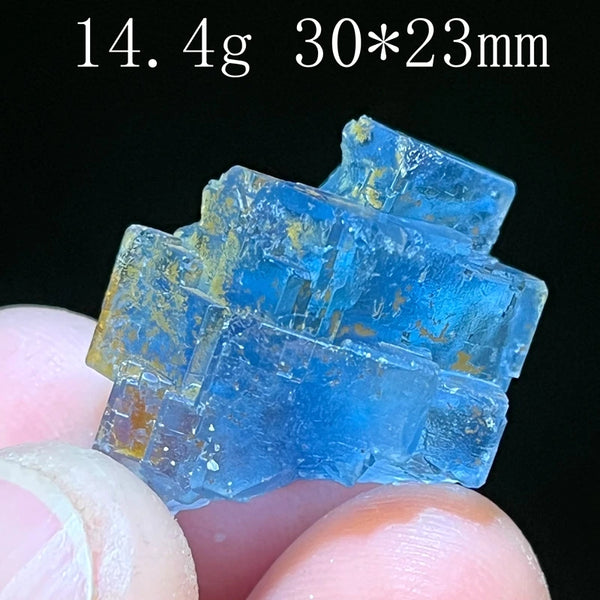 Blue Fluorite Crystal-ToShay.org
