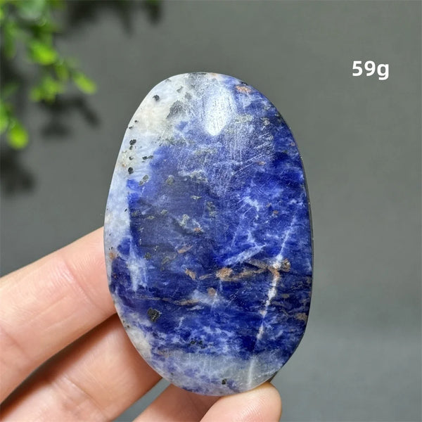 Blue Sodalite Palm Stone-ToShay.org