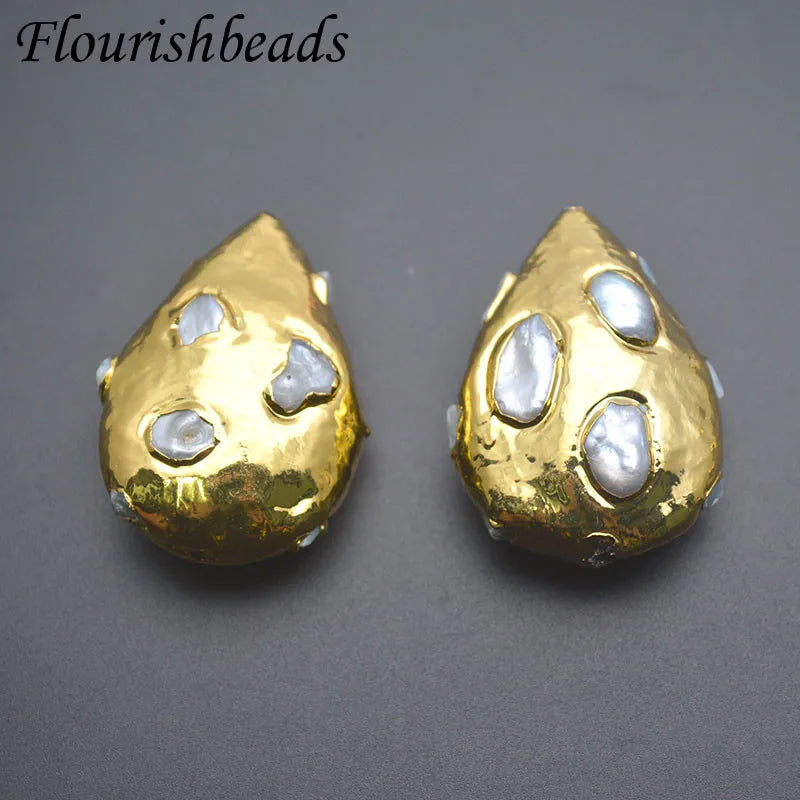 Gold Pearl Paved Beads-ToShay.org