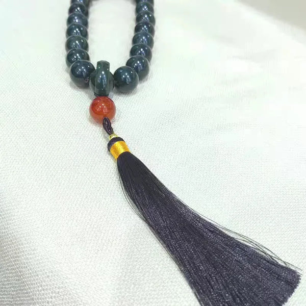 Green Jade Tassel Bracelet-ToShay.org