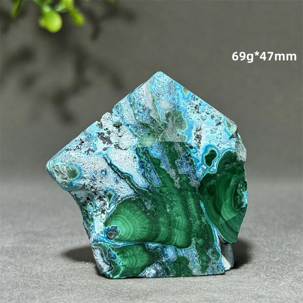 Blue Green Chrysocolla Stone-ToShay.org
