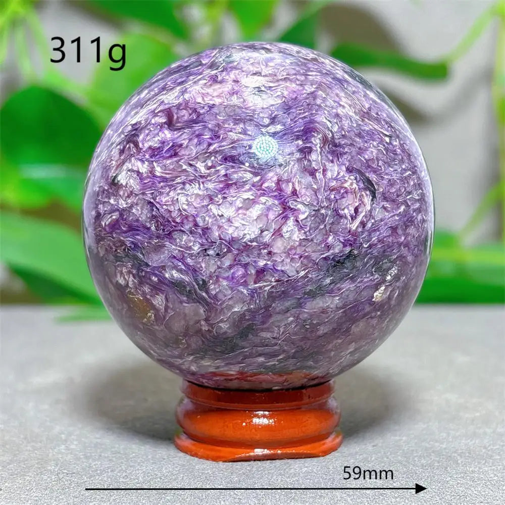 Purple Charoite Ball-ToShay.org