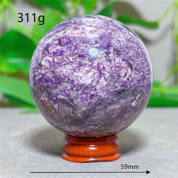 Purple Charoite Ball-ToShay.org