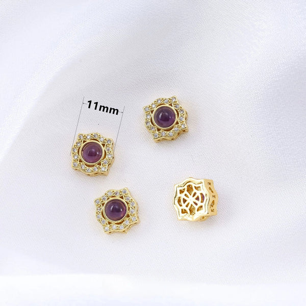 Gold Amethyst Beads-ToShay.org