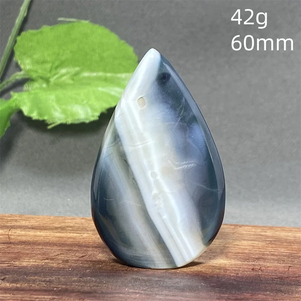 Black Silk Striped Agate Torch-ToShay.org