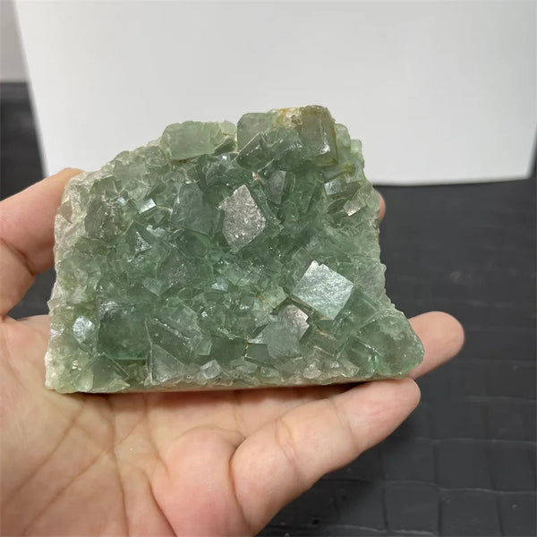 Green Fluorite Rough Crystals-ToShay.org