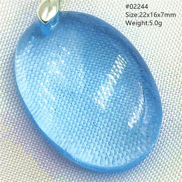 Blue Topaz Crystal Pendant-ToShay.org