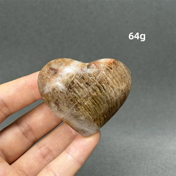 Green Ghost Quartz Heart-ToShay.org