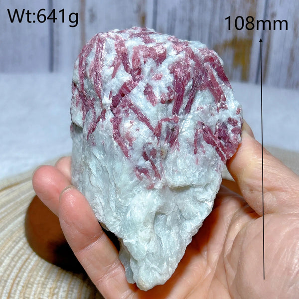 Pink Tourmaline Raw Stone-ToShay.org