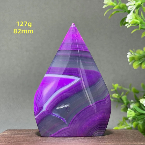 Purple Agate Torch-ToShay.org