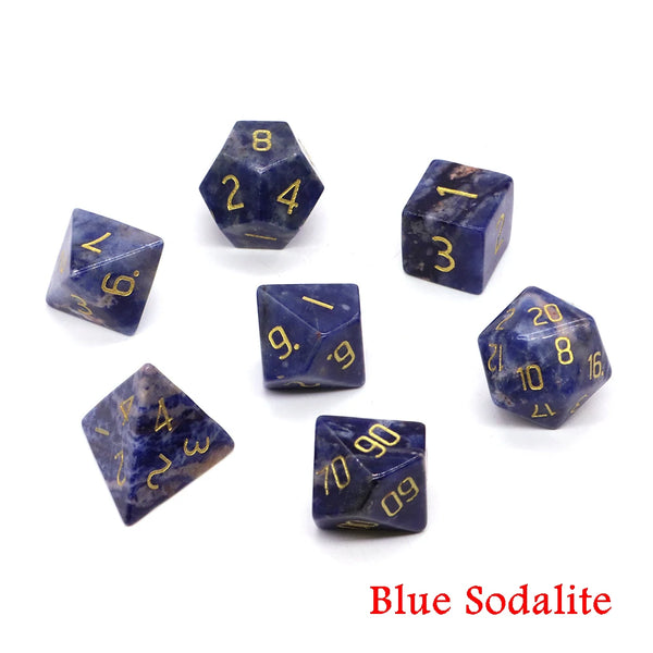 Crystal Platonic Solid Dice-ToShay.org