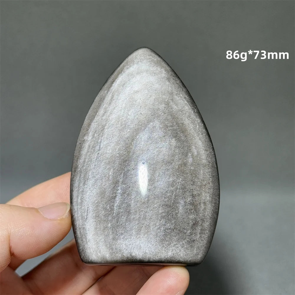 Silver Obsidian Torch-ToShay.org