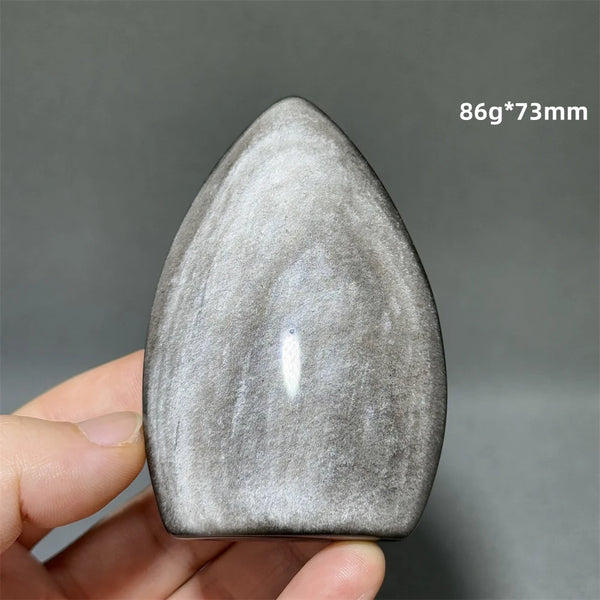 Silver Obsidian Torch-ToShay.org