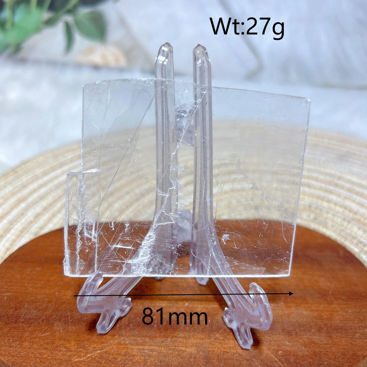 Clear Selenite Slices-ToShay.org