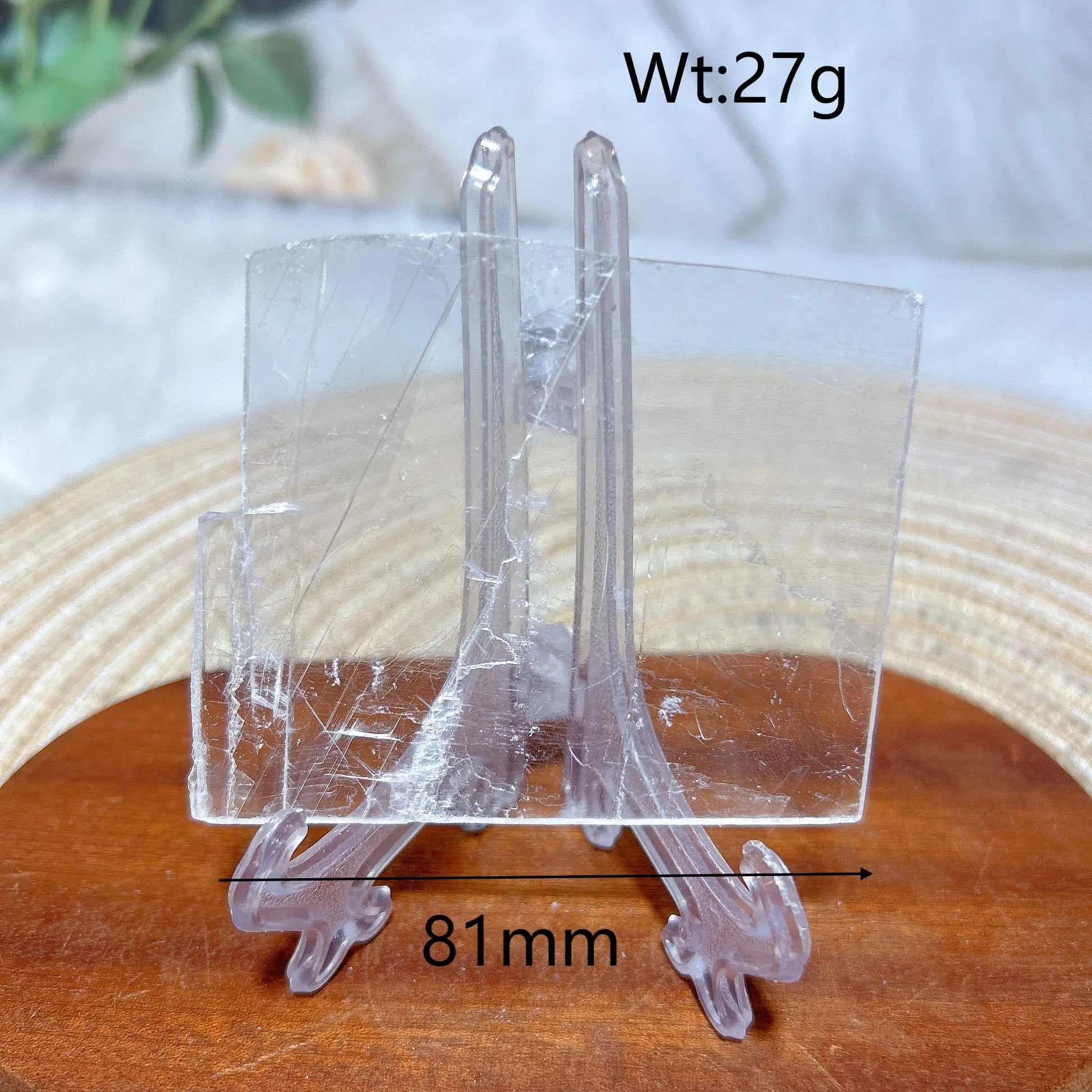 Clear Selenite Slices-ToShay.org