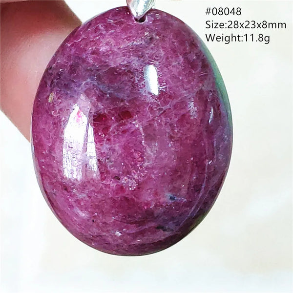 Red Ruby Zoisite Pendant-ToShay.org