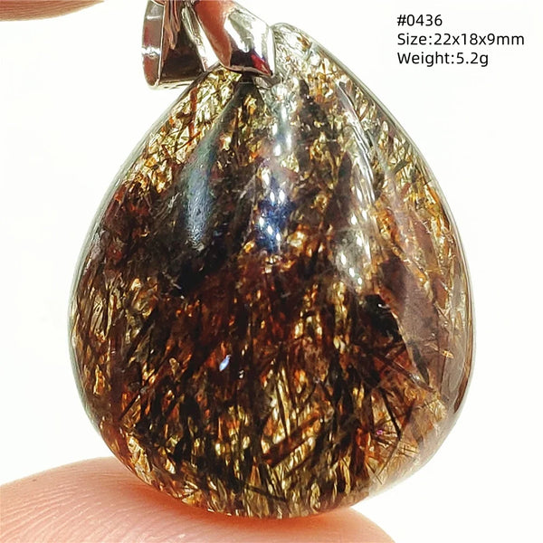 Black Rutilated Copper Quartz-ToShay.org