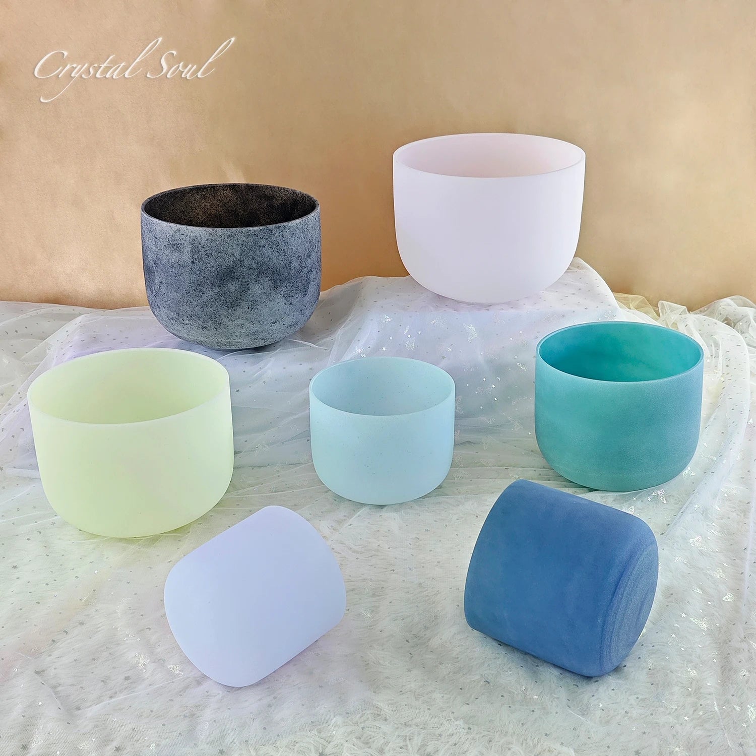 Mixed Gemstone Fusion Crystal Bowl-ToShay.org