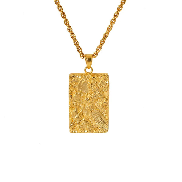 Gold General Fu Pendant-ToShay.org