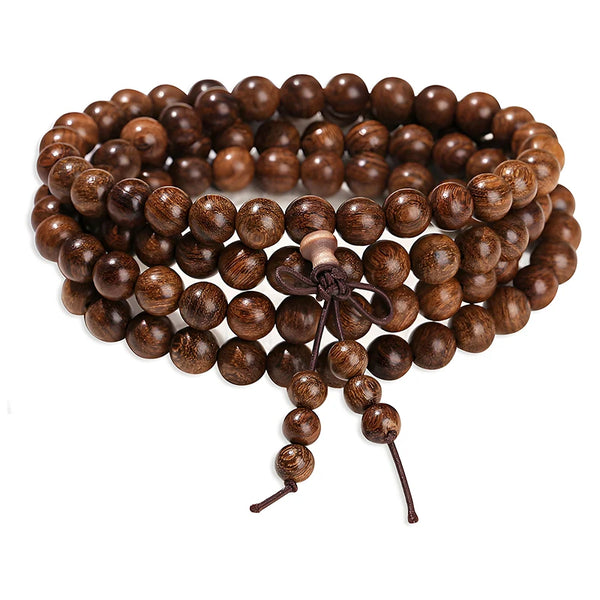 Wood Sandalwood Bead Mala-ToShay.org