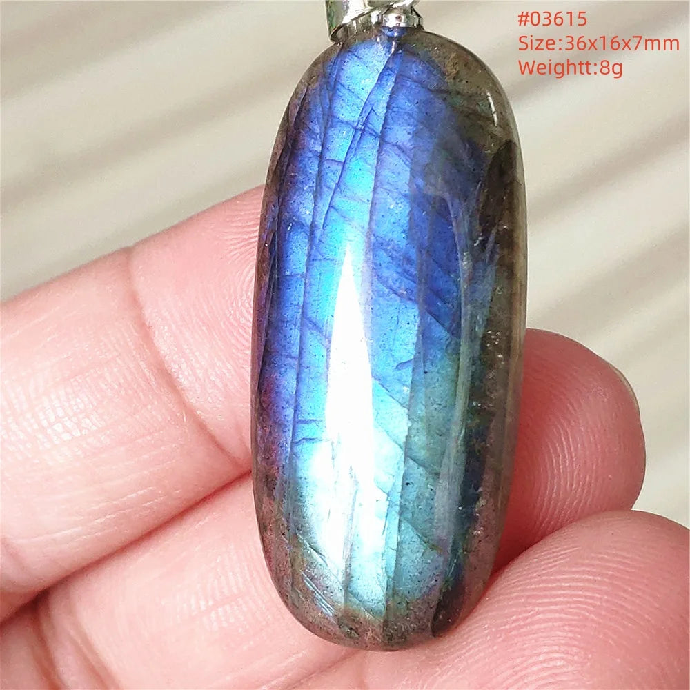 Blue Purple Labradorite Pendant-ToShay.org
