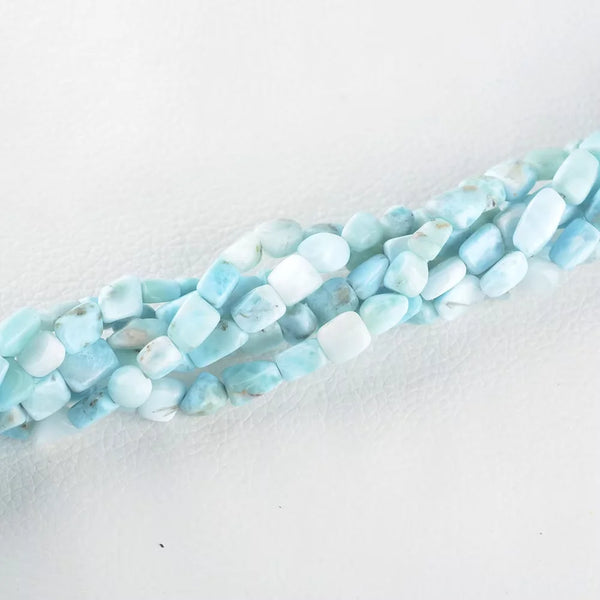 Blue Larimar Nugget Beads-ToShay.org