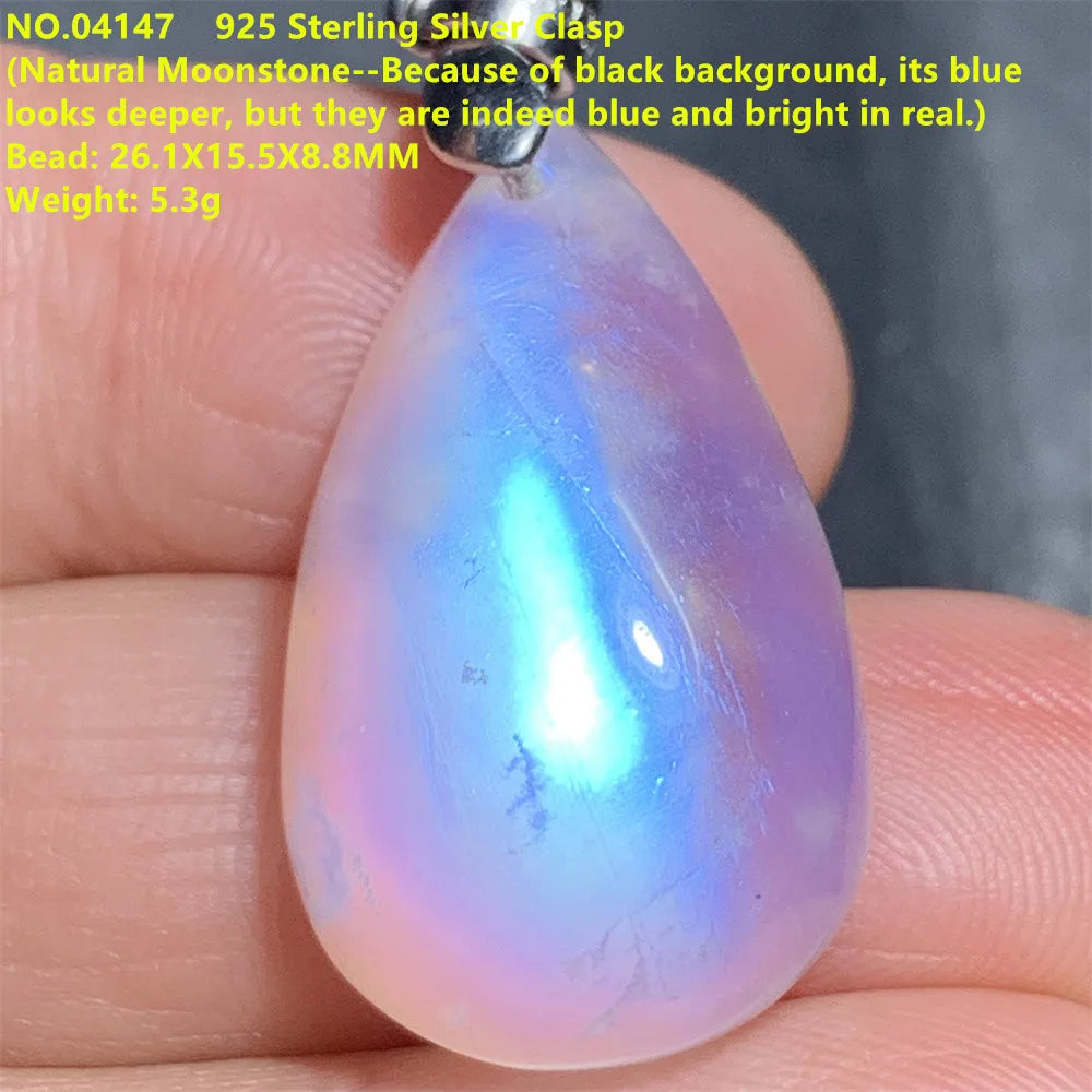 Blue Light Moonstone Pendants-ToShay.org