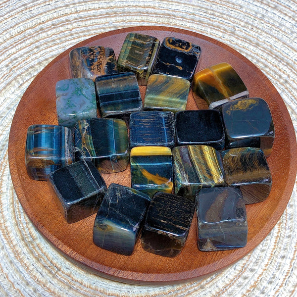 Blue Tiger Eye Cubes-ToShay.org