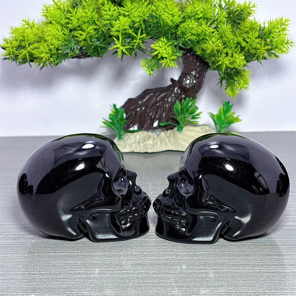 Black Obsidian Skull-ToShay.org