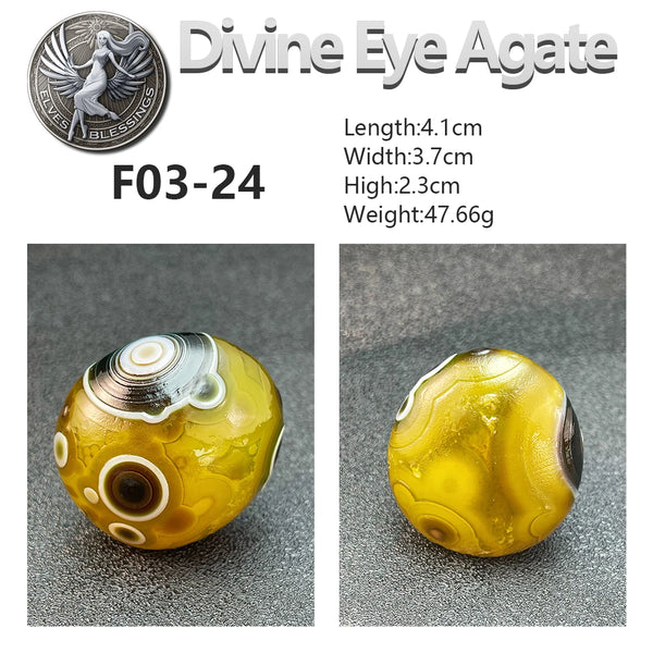 Yellow Flower Eye Agate-ToShay.org