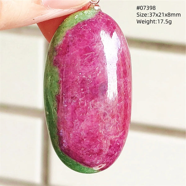 Red Ruby Zoisite Pendant-ToShay.org