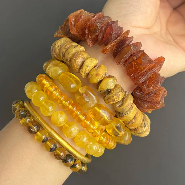 Yellow Amber Bracelet-ToShay.org