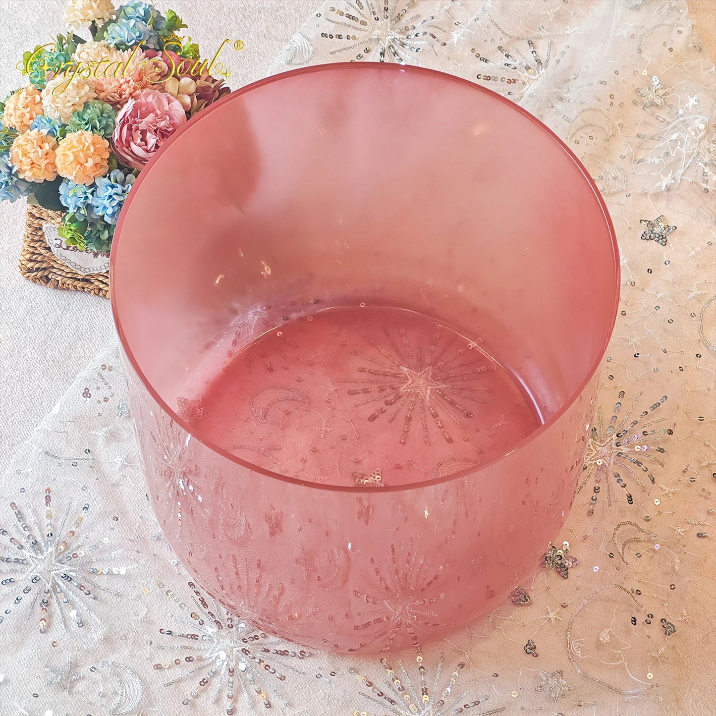 Pink Alchemy Crystal Singing Bowl-ToShay.org