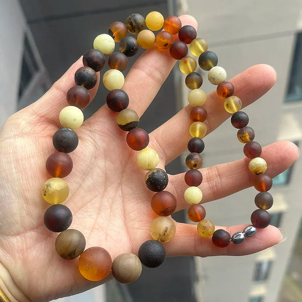 Yellow Amber Necklace-ToShay.org