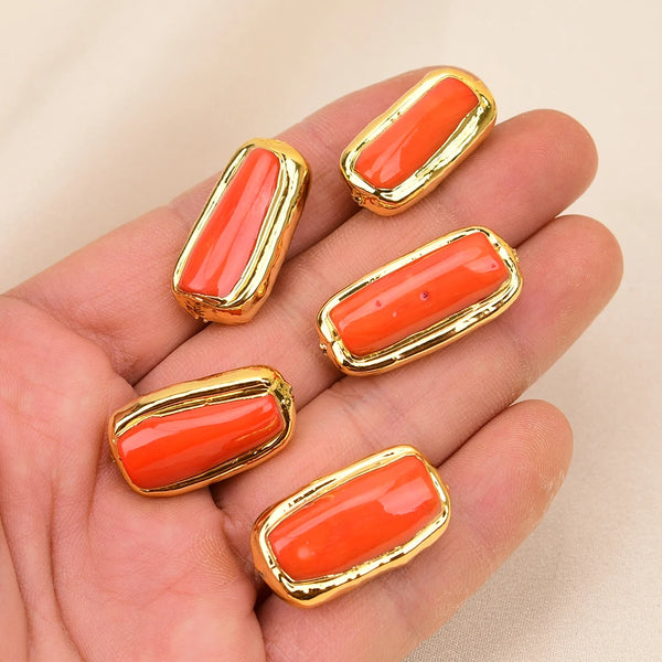Orange Coral Beads-ToShay.org