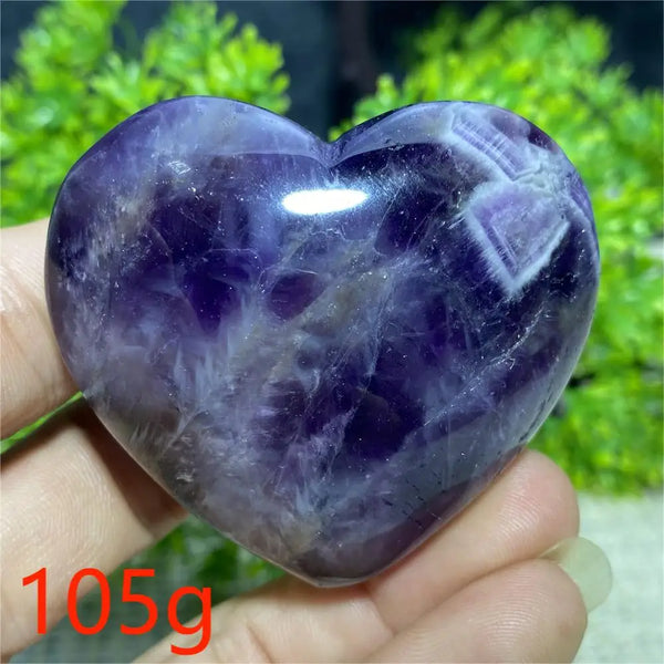 Purple Dream Amethyst Heart-ToShay.org
