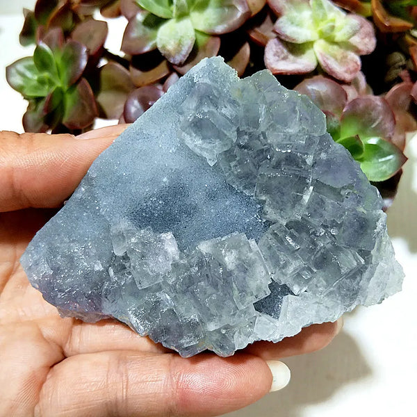 Blue Fluorite Crystal-ToShay.org