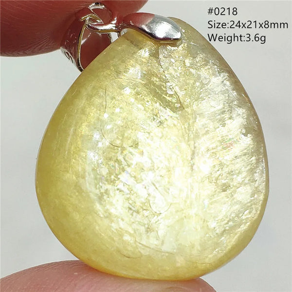 Gold Lepidolite Flash Pendant-ToShay.org