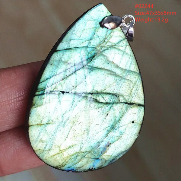 Blue Light Labradorite Pendant-ToShay.org