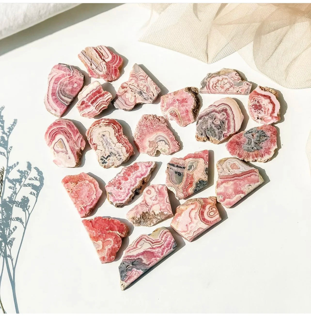 Pink Rhodochrosite Slice-ToShay.org