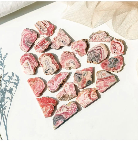 Pink Rhodochrosite Slice-ToShay.org