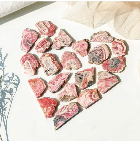 Pink Rhodochrosite Slice-ToShay.org