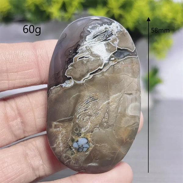 Fire Agate Palm Stone-ToShay.org