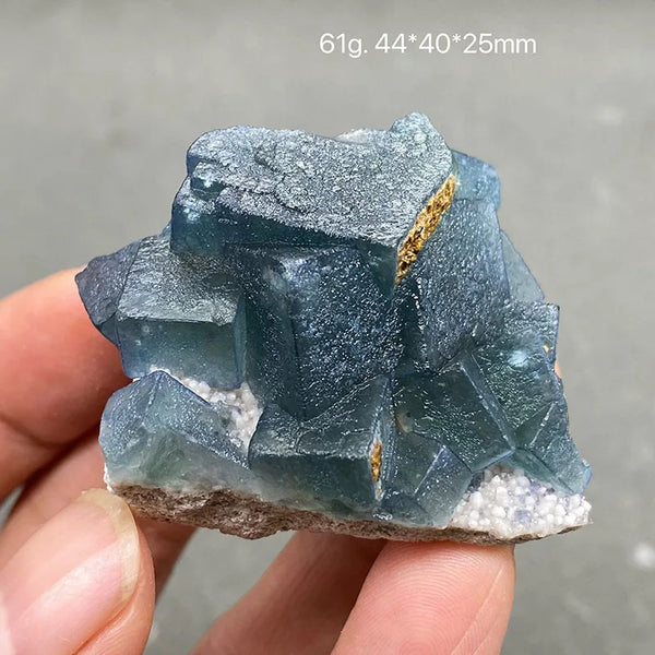 Blue Fluorite Crystal-ToShay.org