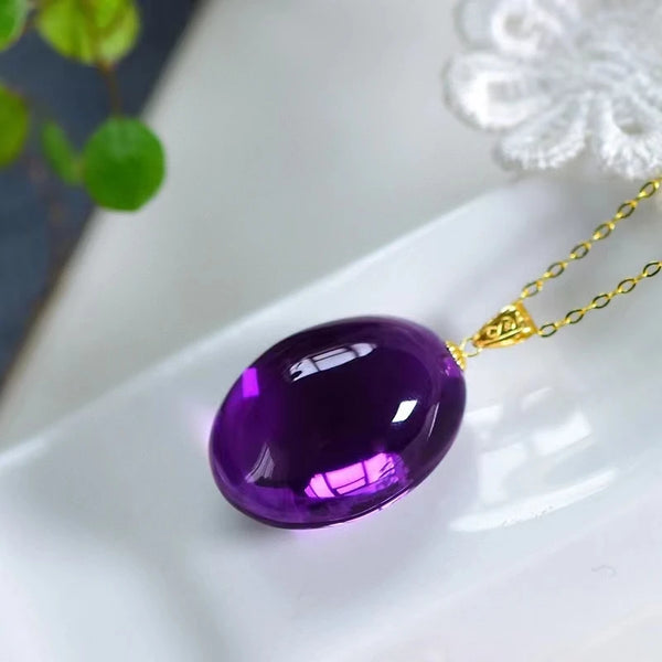 Purple Amethyst Quartz Pendant-ToShay.org