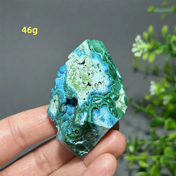 Green Peacock Rough Stone-ToShay.org